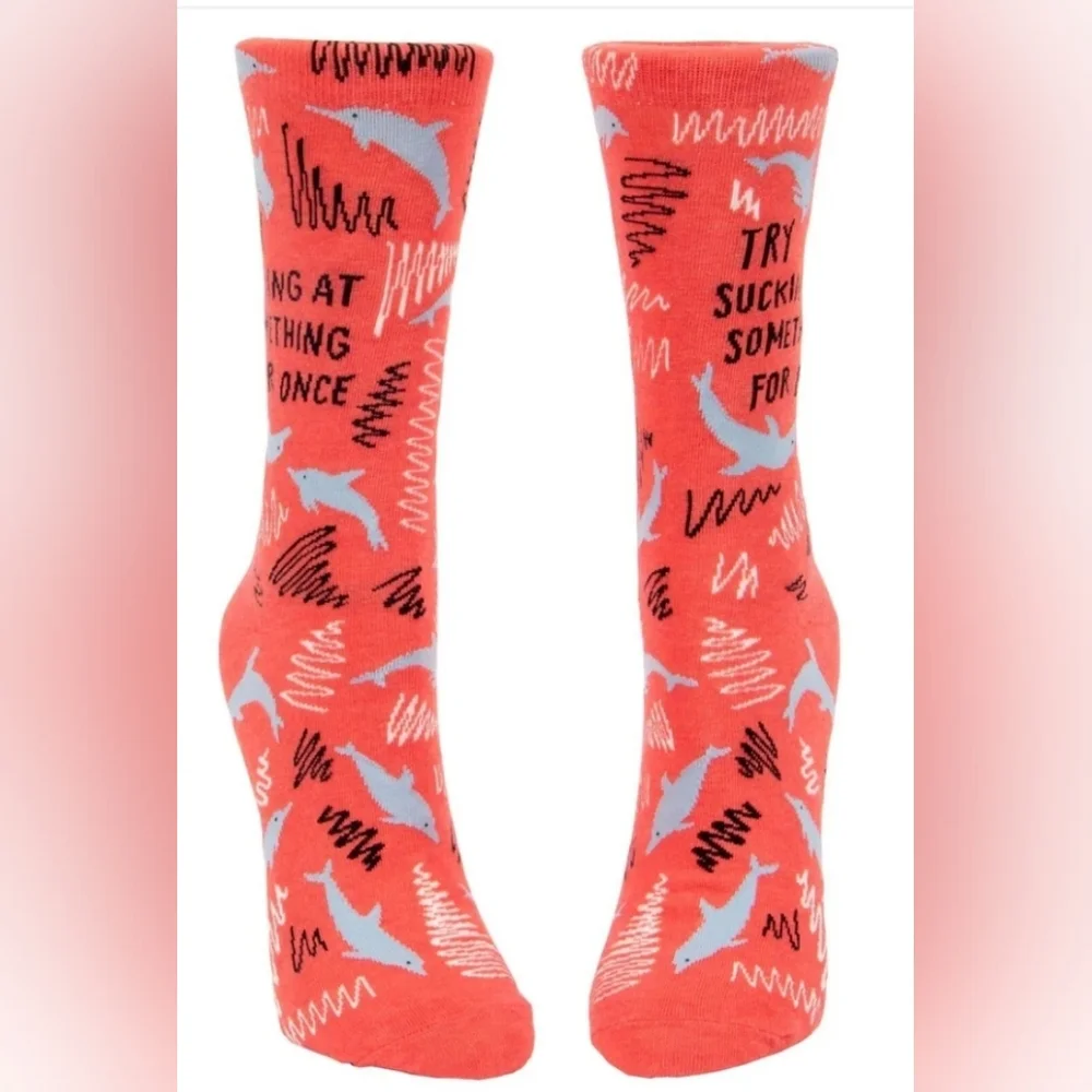 Try Sucking At Something For Once Socks by Blue Q